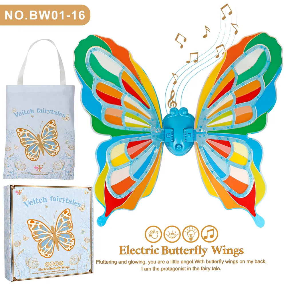 BW01‑16 Electric glowing butterfly wings