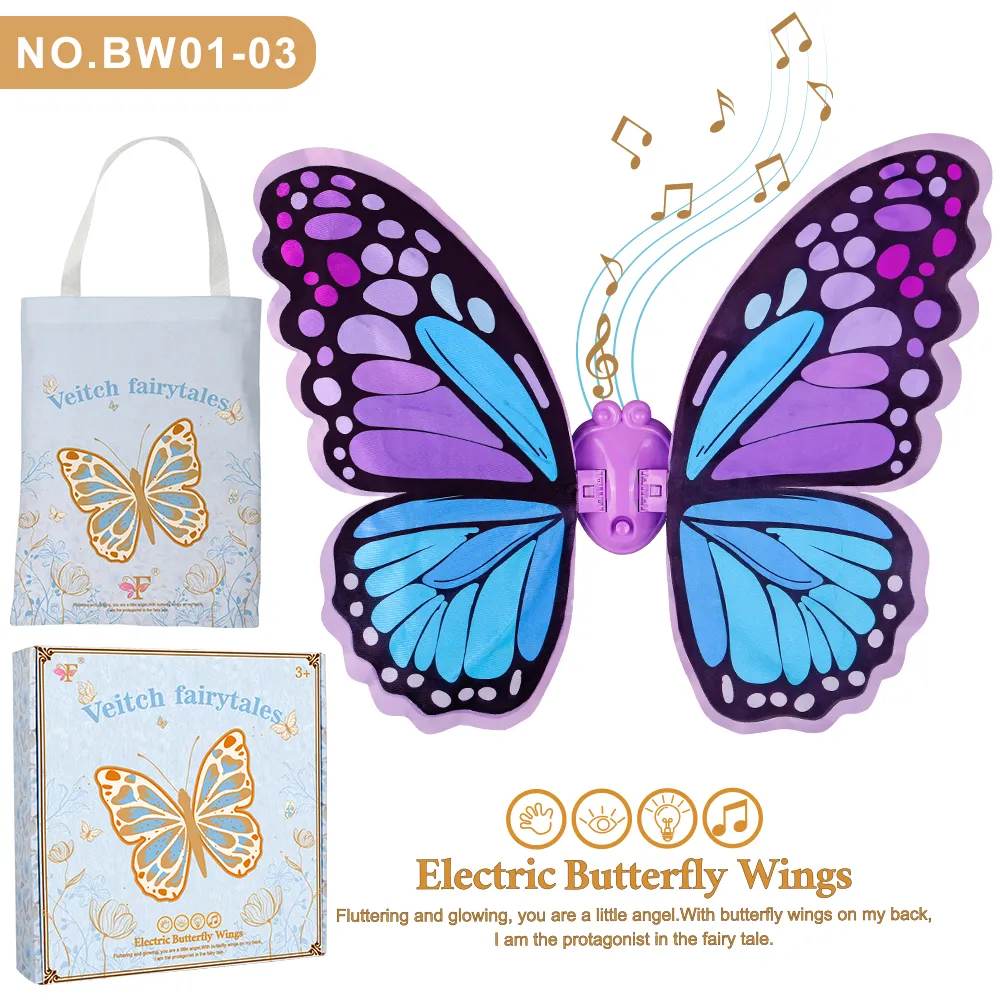 BW01‑3 Electric Light Up Butterfly Wings