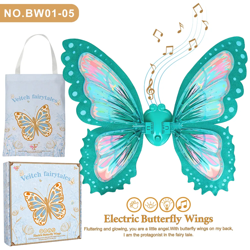 BW01‑05 Electric glowing butterfly wings