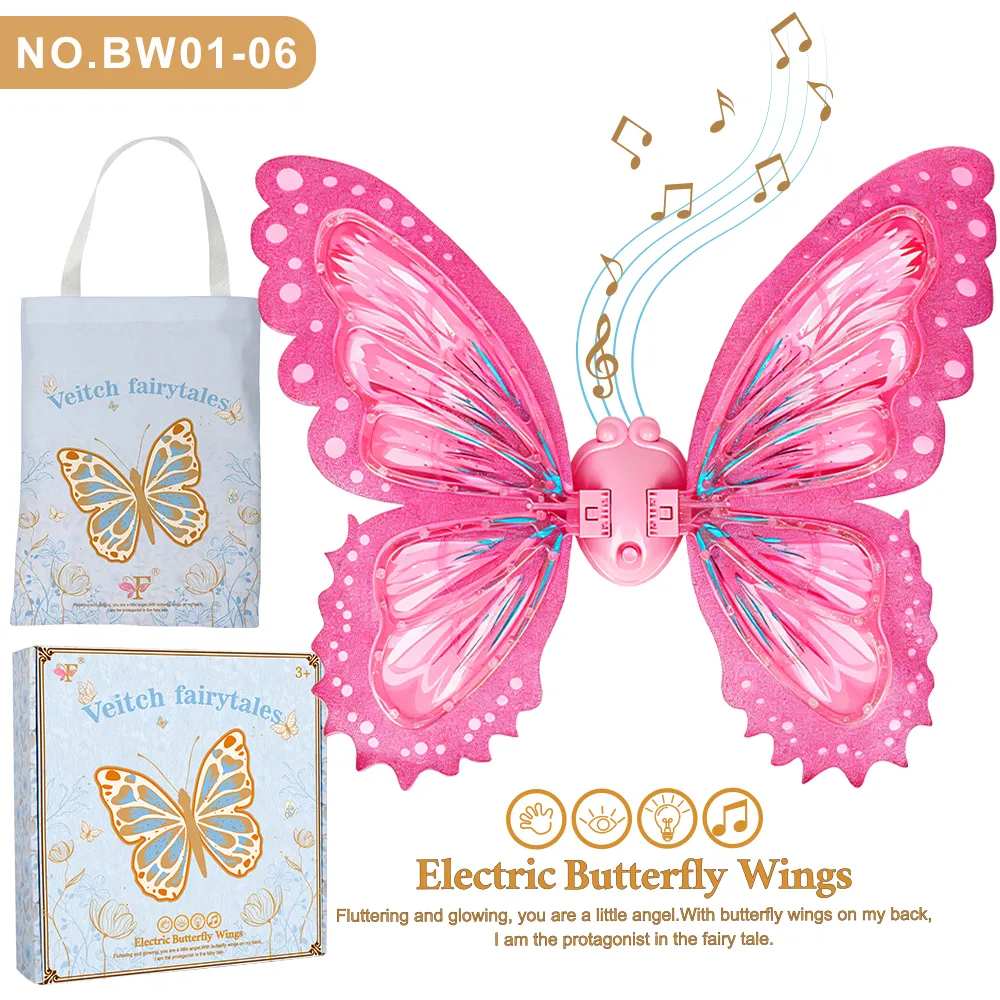 BW01‑06 Electric glowing butterfly wings