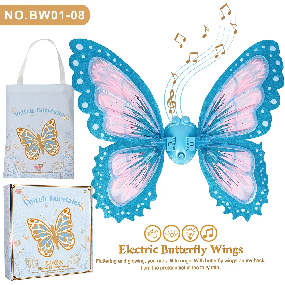BW01‑08 Electric glowing butterfly wings